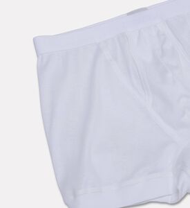Zimmerli Of Switzerland Open Fly Cotton Boxer, White, Xxl, Packshot View