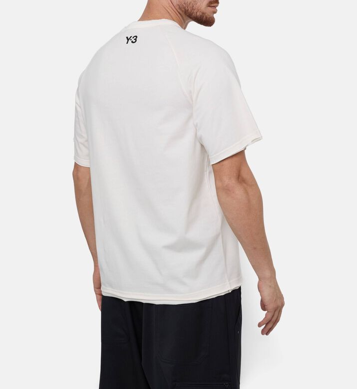 Y-3 Stripe-print Regular-fit T-shirt, Model View