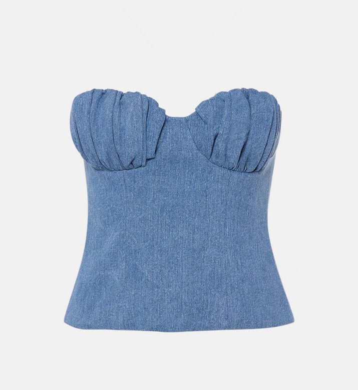 Rowen Rose Top Denim, Packshot View