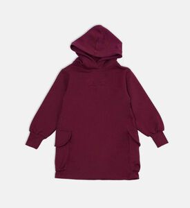 M S G M Logo-embroidery Hooded Dress, Packshot View