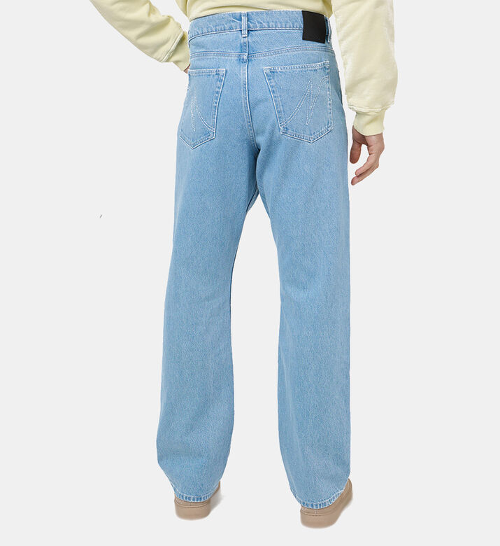 بنطال جينز غانون بساق مستقيمة