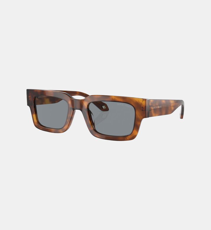 Rectangle Full-rim Sunglasses 52