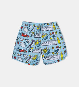 شورت سباحة صيفي غونييز صغيرة للأولاد الصغار