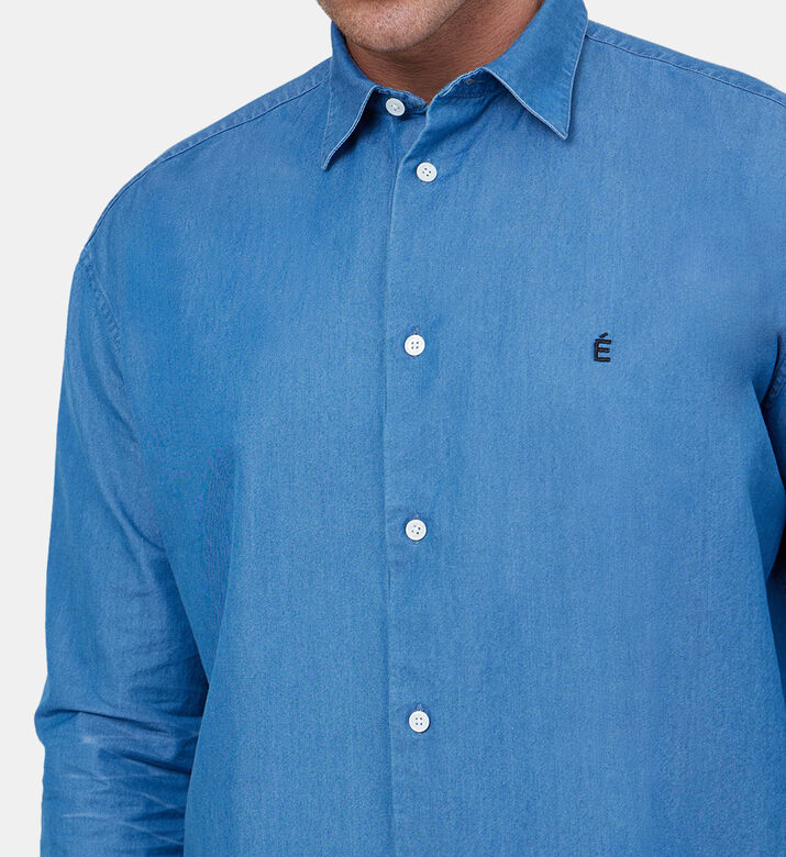 Lyrique Accent Denim Shirt Lyrique Accent Denim Shirt