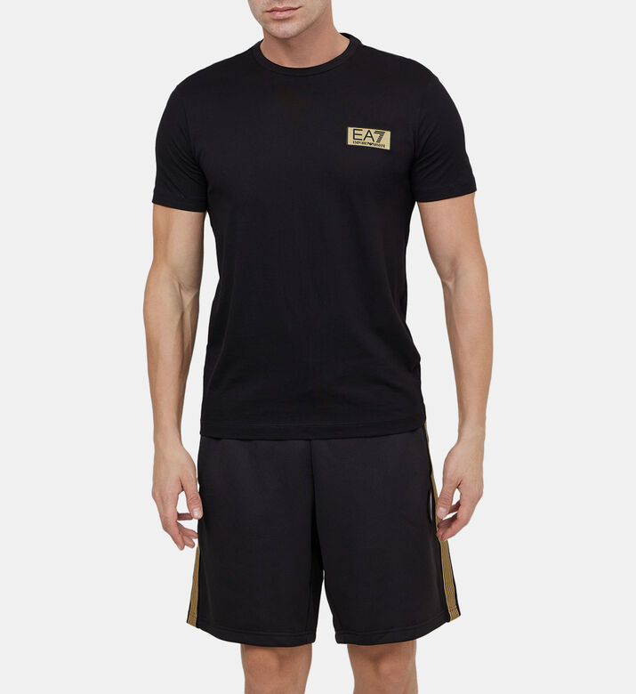 Cotton Logo-applique T-shirt