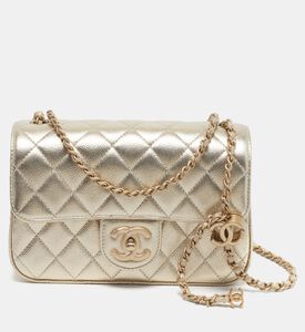Hermes Preowned Hermes Coco Crush Mini Quilted Leather Flap Bag, Packshot View