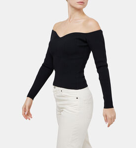 Owais Off-shoulder Jumper Owais Off-shoulder Jumper