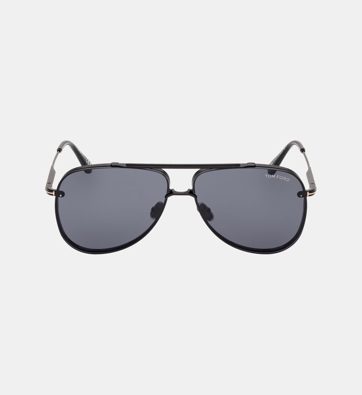 Acetate Frame Aviator Sunglasses 62