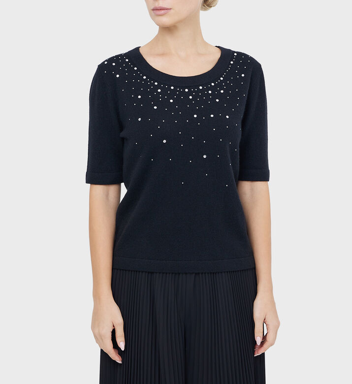 الكشمير حجر الراين سترة