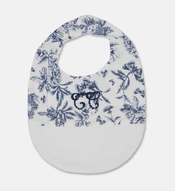 Tartine et Chocolat Baby Girl Toile De Jouy Bib, Dark-blue, Packshot View