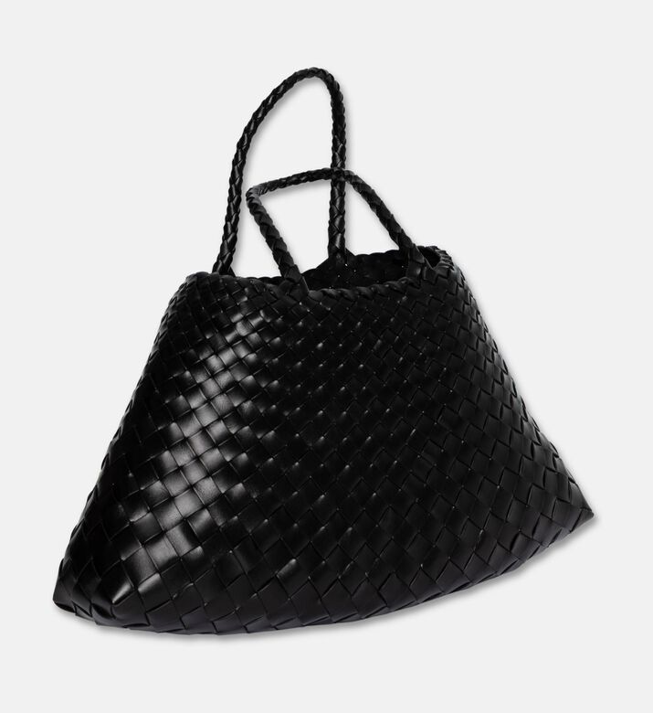 Dragon Diffusion Santa Croce Small Leather Bag, Black, Packshot View