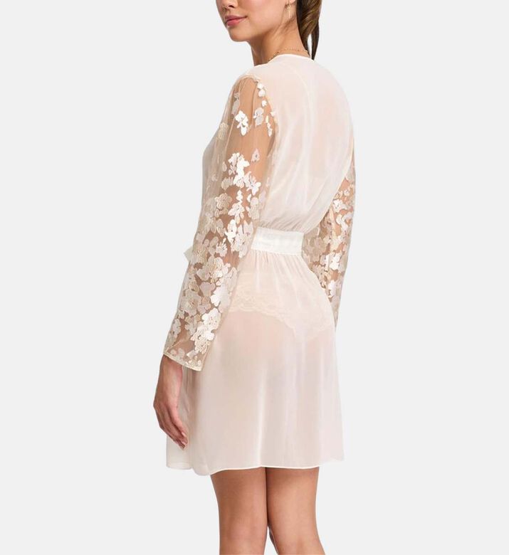 Long-sleeve Floral Detail Cover-up