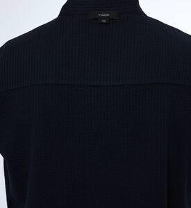 Vince Textured Dark Knit Short-sleeve Polo, Packshot View