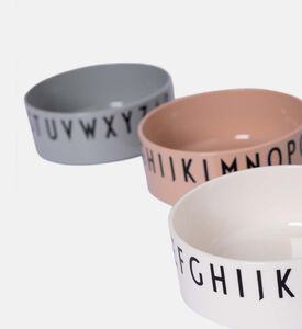 مجموعة أوعية الأكل والتعلم مكونة من 3 قطع