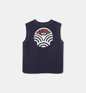 فيست بدون أكمام بإغلاق بسحاب