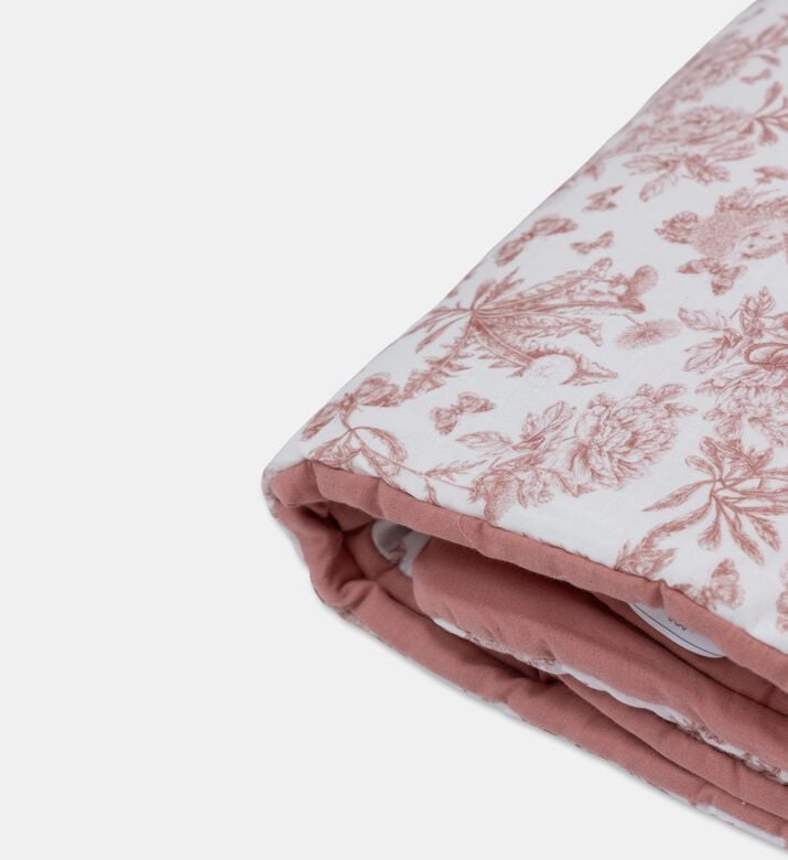Tartine et Chocolat Reversible Baby Blanket, Pink, Packshot View