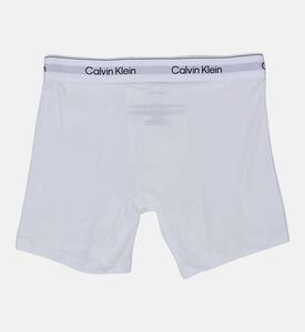 Calvin Klein Casual Logo-print 3-pack Boxers, White, Xxl, Packshot View