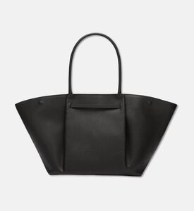 Demellier New York Grained Leather Bag, Black, Packshot View