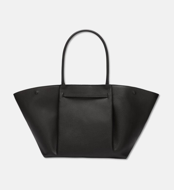 Demellier New York Grained Leather Bag, Black, Packshot View
