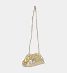 Mansur Gavriel Bag Mini Cloud Clutch, Gold, Packshot View