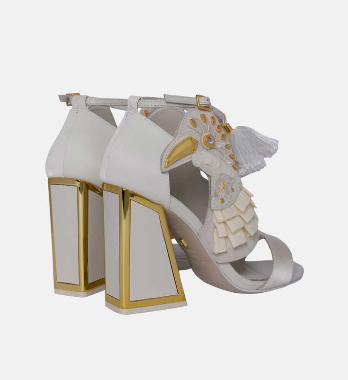 Aya Suede Gold Embellished Heels Aya Suede Gold Embellished Heels