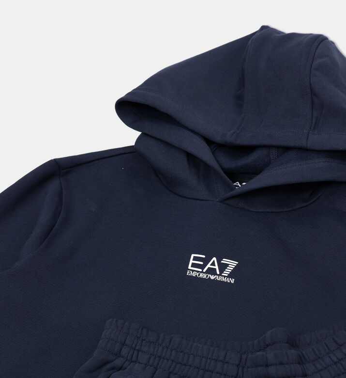 طقم بنطال وبلوزة طويلة الأكمام بغطاء رأس