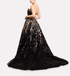Michael Cinco Long Dress, Model View