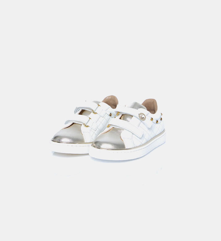 Quilted Adjustable Straps Sneakers