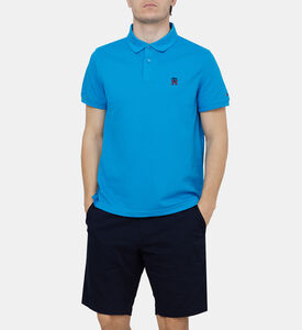 قميص بولو مطرز بلوغو أحرف العلامة