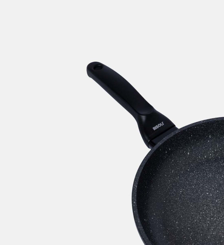 Risoli Granito Fry Pan, Black, 20-cm, Packshot View