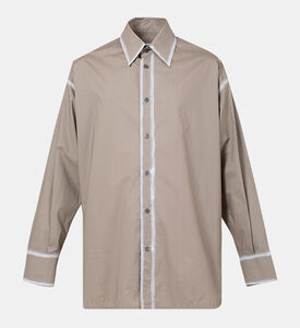 قميص بوبلين قطن