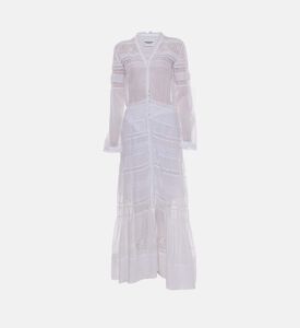 فستان دانيفا فوال قطن مثقب