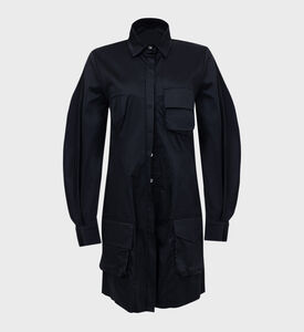 Satin Shirt Ankle-length Dress Satin Shirt Ankle-length Dress