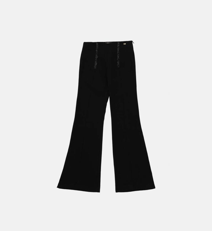 Casual Bow Detail Flared Pants