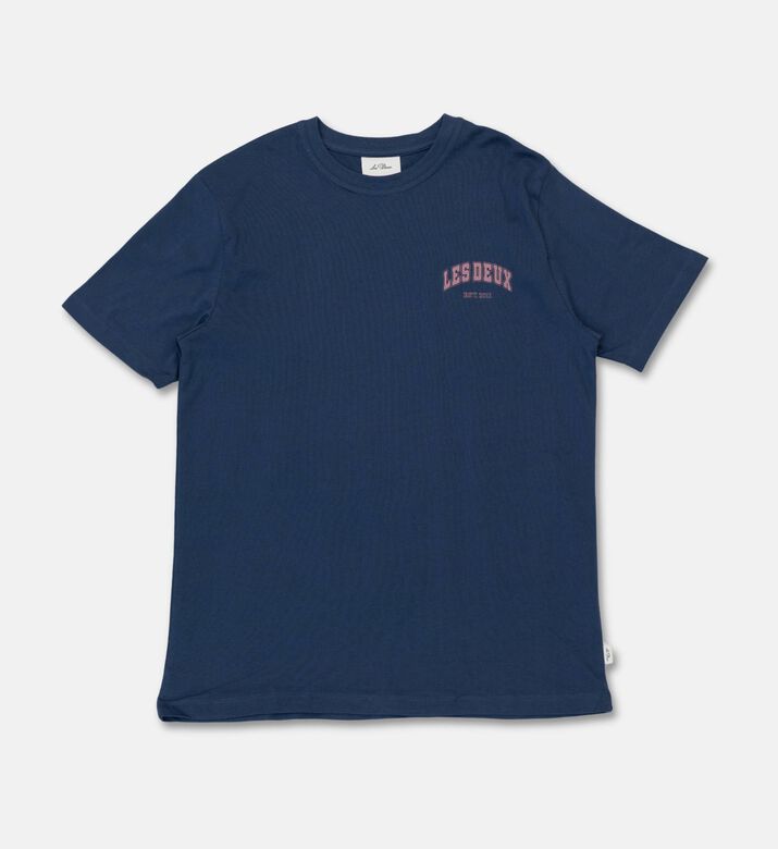 Les Deux Hoop Graphic Printed T-shirt, Dark-blue, 11-12y, Packshot View