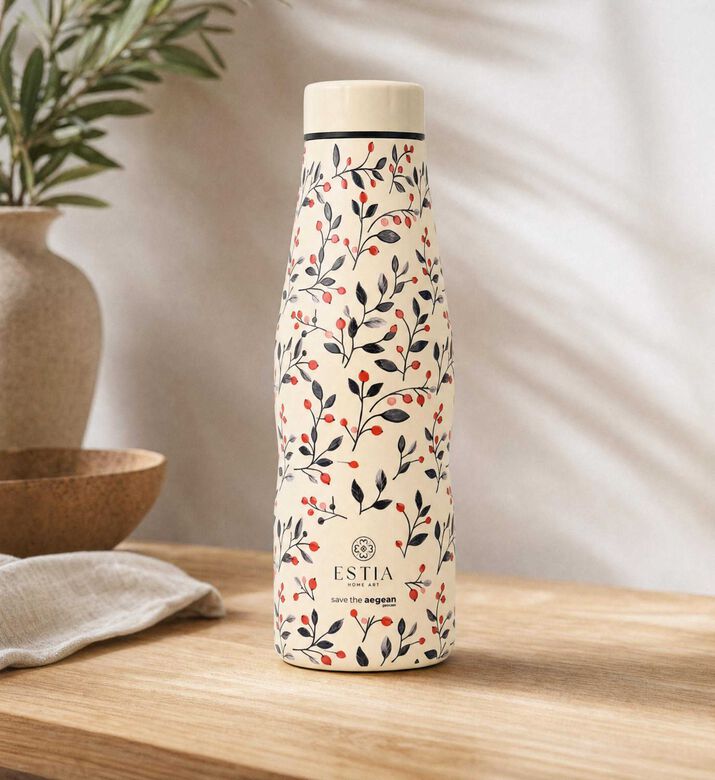 Estia Travel Flask Bloom Beige, Model View