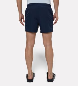 Galeries Lafayette Drawstring Waist Swim Shorts, Blue, S, Model View