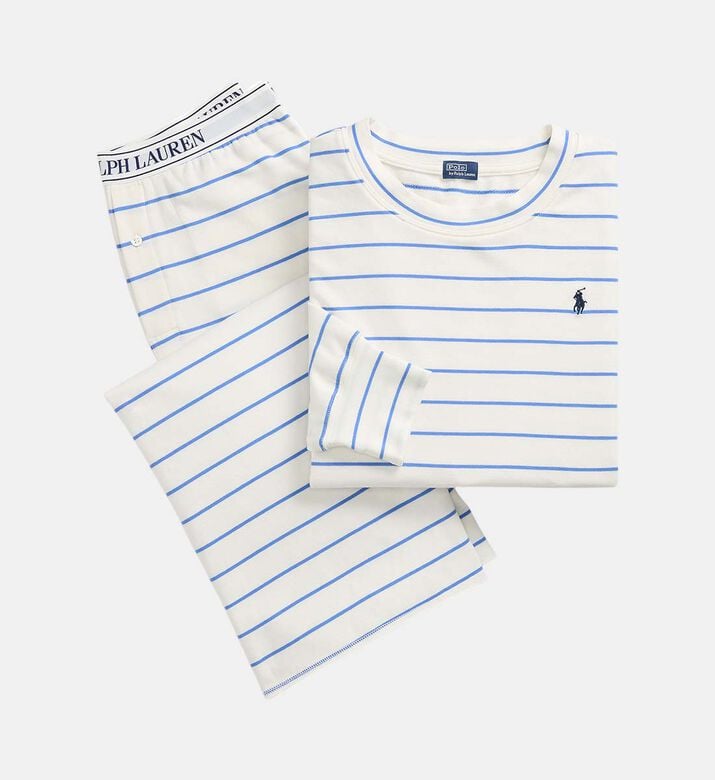 Polo by Ralph Lauren Striped Long-sleeve Pajama Set, Packshot View