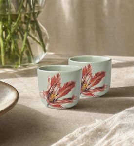 Essenza Gallery Egg Cup, Green, Model View