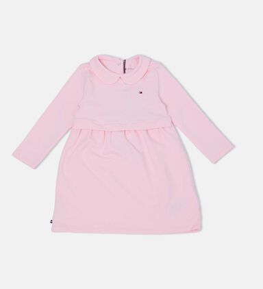 Long-sleeve Polo Collar Dress