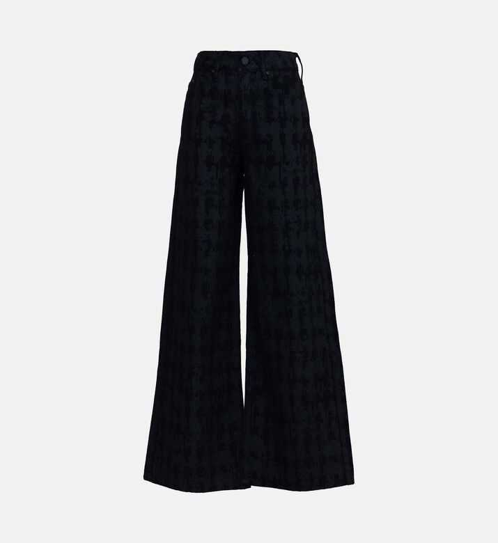 All-over Logo-print Wide-leg Pants