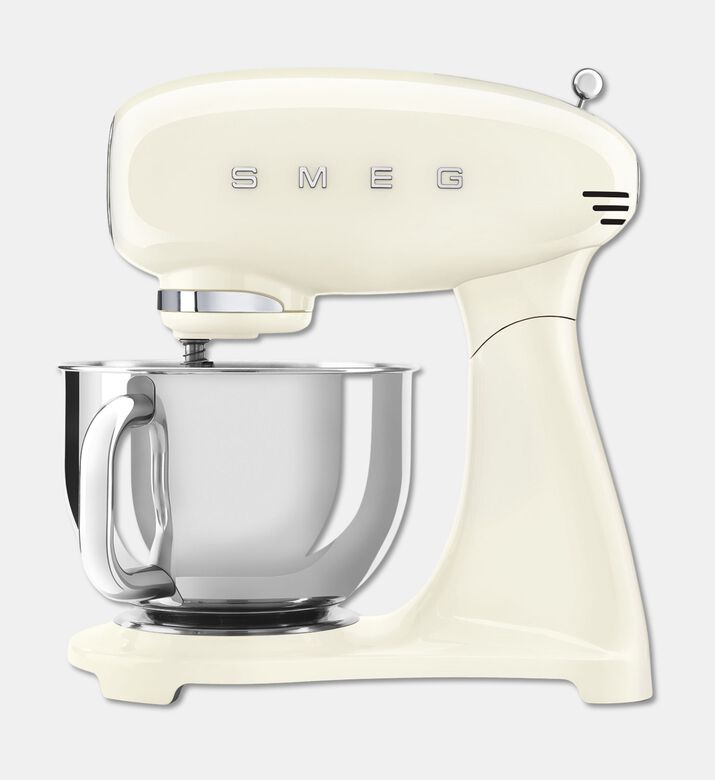Smeg Side Handle Stand Mixer, Beige, Packshot View
