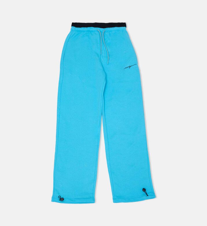 Drawstring Cotton Fleece Pants