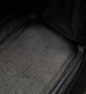 Hermes Preowned Hermes Noir Togo Leather Palladium Finish Birkin 30 Bag, Packshot View