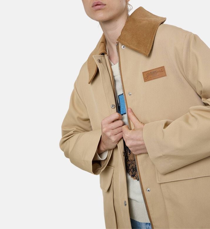 Ganni Button Closure Long-sleeve Jacket, Model View Ganni Button Closure Long-sleeve Jacket, Model View