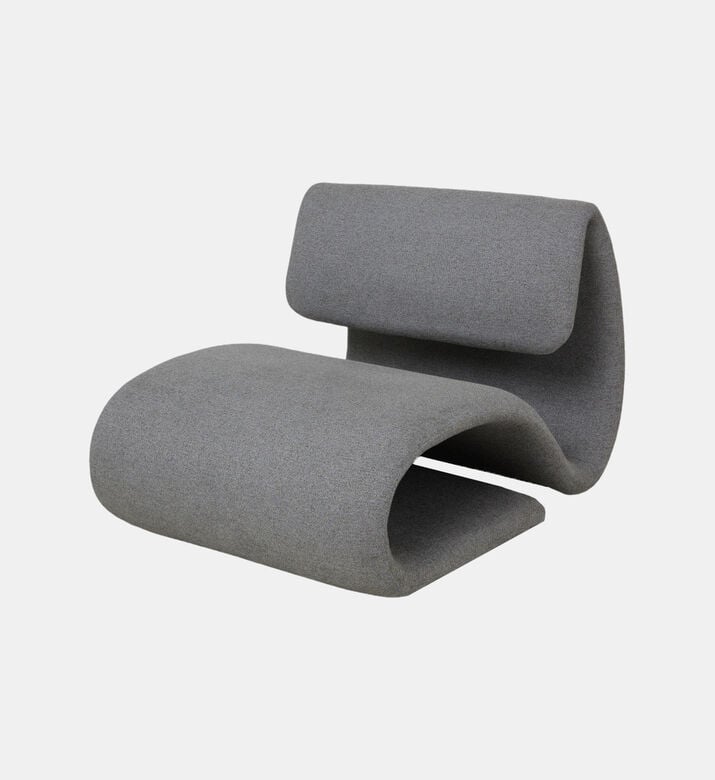 Dan Form Dubna Boucle Fabric Lounge Chair, Taupe, Packshot View Dan Form Dubna Boucle Fabric Lounge Chair, Taupe, Packshot View