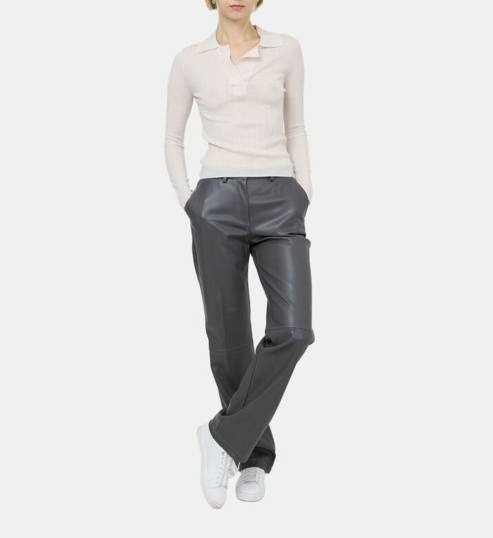 Sfizio Eco-leather Pants, Model View