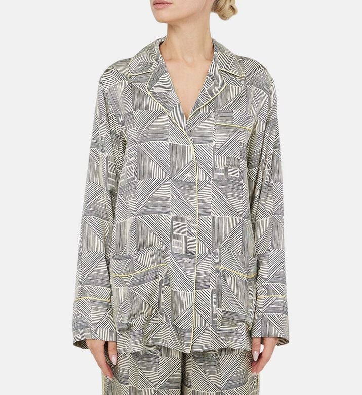 Graffiti Fabric Shirt Jacket Graffiti Fabric Shirt Jacket