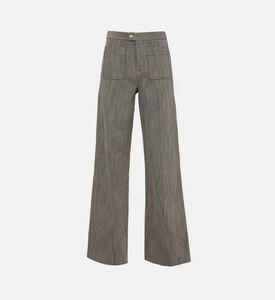 بنطال هارولد قطن تويل بلونين