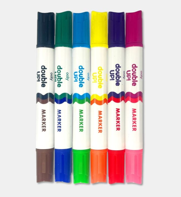 Ooly Double-up 6-piece Markers Set, Packshot View